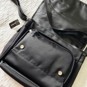 Express Black Messenger Multi-Function Shoulder Bag